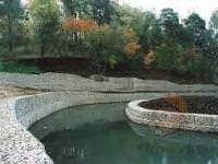 укріплення берегів ставка