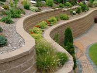 будівництво підпірних стінок