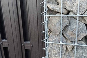 Заборы из габионов Заборы из габионов