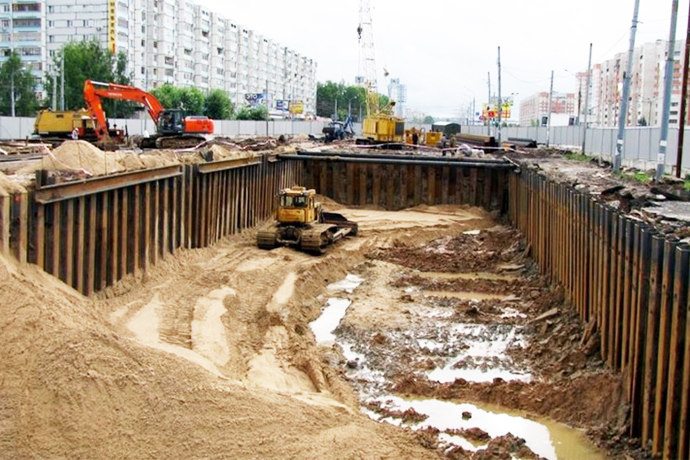 Занурення шпунта Ларсена