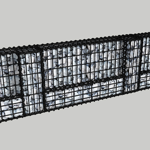 Габионный забор (столбы, секции и основание), высота 2м, ячейка ...
