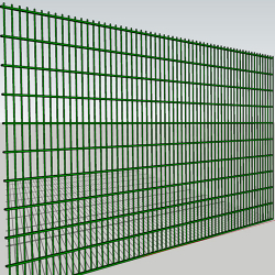 Секція 2D паркану 3х2м, дріт 5/4/5мм, цинк+ПВХ