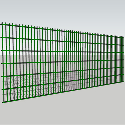 Секція 2D паркану 3х1.2м, дріт 5/4/5мм, цинк+ПВХ