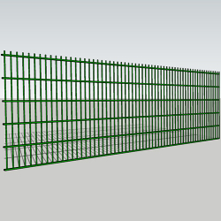 Секція 2D паркану 3х1м, дріт 5/4/5мм, цинк+ПВХ