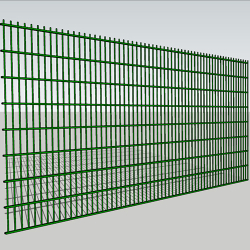 Секція 2D паркану 3х1.7м, дріт 6/5/6мм, цинк+ПВХ