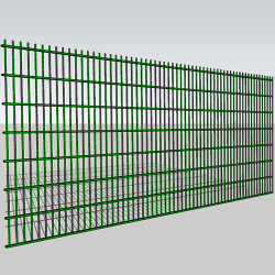 Секція 2D паркану 3х1.5м, дріт 6/5/6мм, цинк+ПВХ