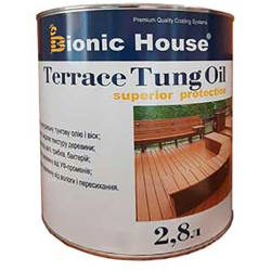 Терасна тунгова олія 2.8л, Terrace Tung Oil, Bionic House