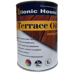 Терасна олія 1л, Terrace Oil Strong, Bionic House