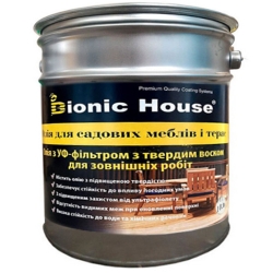 Олія для садових меблів 10л, для зовнішніх робіт, Bionic House