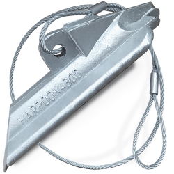 Грунтовий анкер Harpoon 300 з тросом 10мм