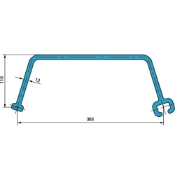 Шпунт ПВХ LD-303, товщина 12мм, ширина 303мм, довжина 1-8м, Україна