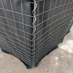 Габион военный 4х1х1м, ячейка 100х100, без покрытия, Украина